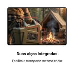 Galão de Água Portátil para Camping Trilhas e Viagens ao Ar Livre com Torneira - Image 5