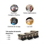 Geladeira Portátil Dual Zone com Bateria Quadrivolt para Camping e Viagem - Image 6