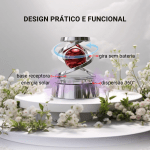 Aromatizador Automotivo Solar Giratório Luxo Masculino Difusor Perfume Carro Decoração Painel - Image 5