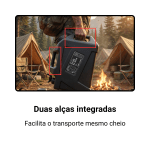 Galão de Água Portátil para Camping Trilhas e Viagens ao Ar Livre com Torneira - Image 15