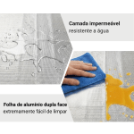 Tapete Isolante Termico Dupla Face Aluminio e Espuma Impermeavel para Camping Praia e Picnic - Image 3