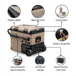 Geladeira Portátil Dual Zone com Bateria Quadrivolt para Camping e Viagem - Image 5